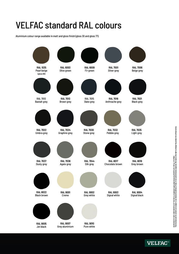 VELFAC Product Database Windows and doors